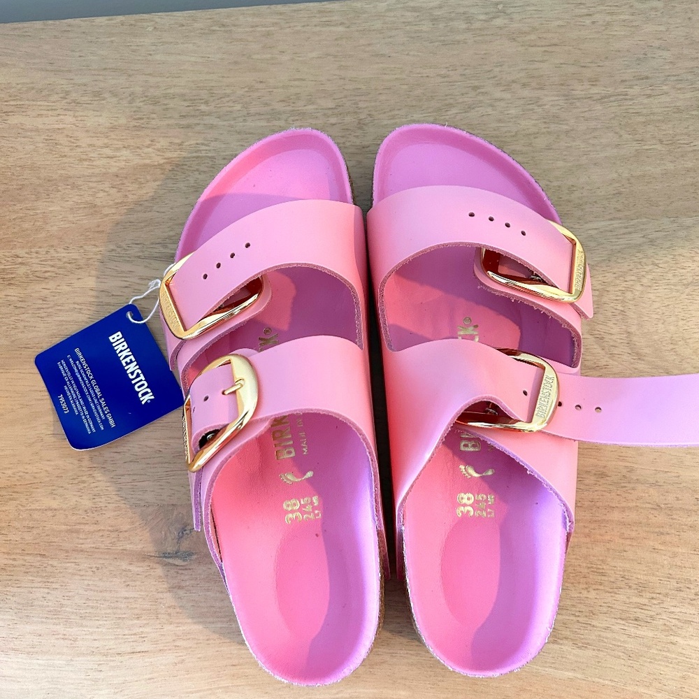 Birkenstock Arizona Big Buckle Sandals - Fondant Pink 38EU